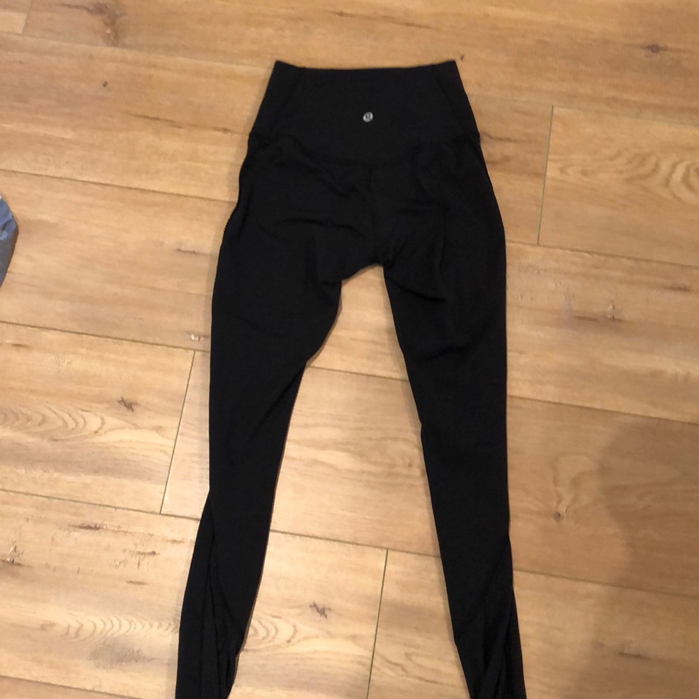 Lululemon leggings with mesh sides